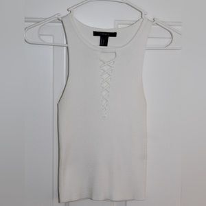 White forever 21 tank top